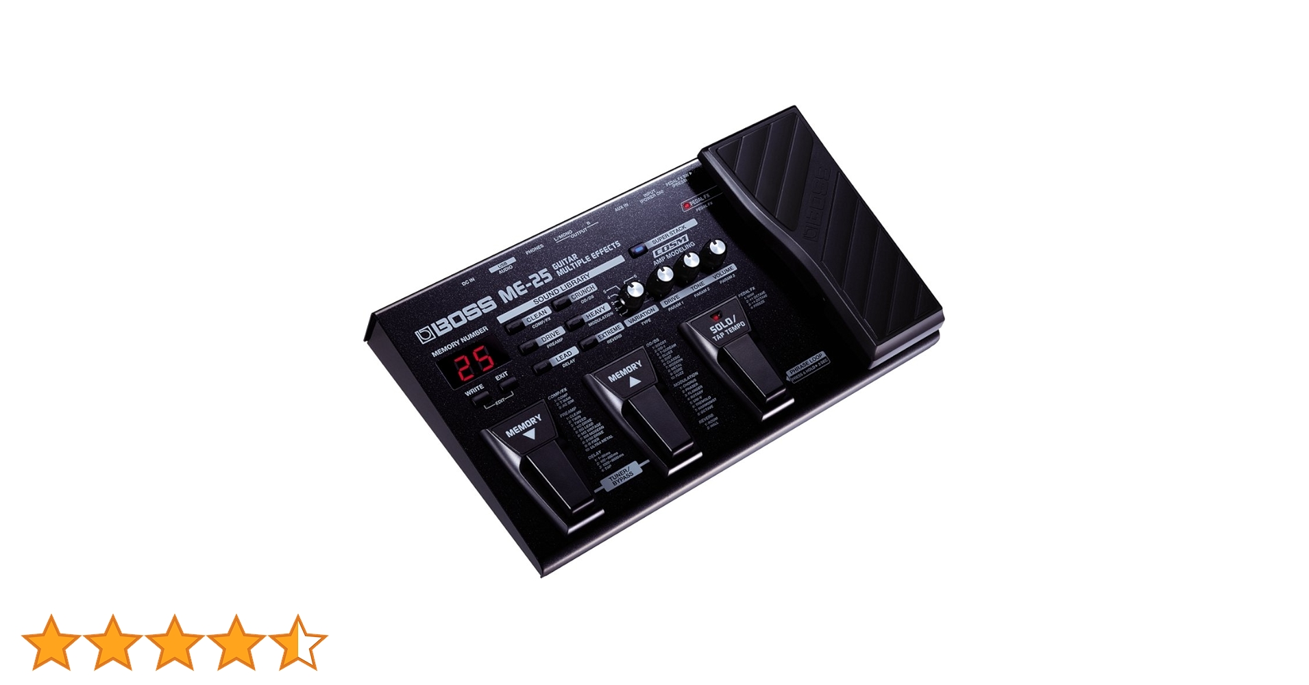 BOSS ME-25 マルチエフェクター BOSS ME-25 Guitars Multi Effects Pedal : Amazon.in: Musical